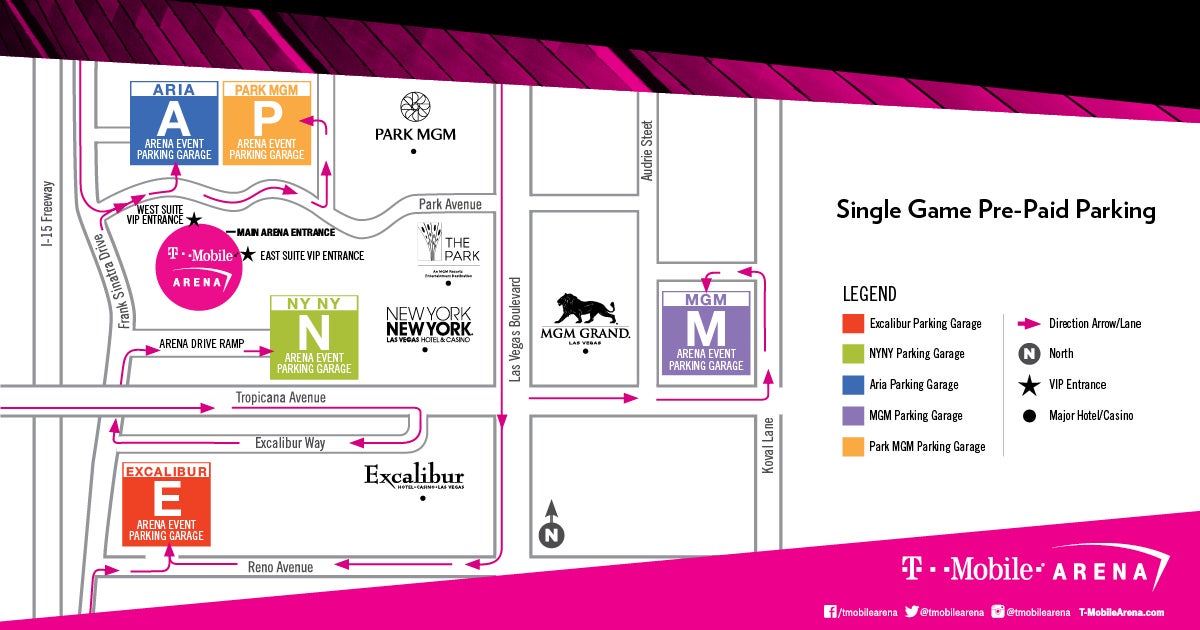 T Mobile Las Vegas Seating Chart