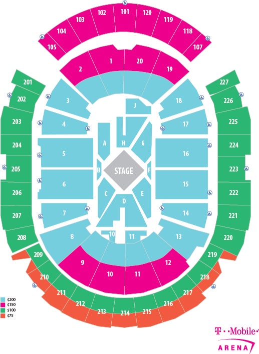 T Mobile George Strait Seating Chart