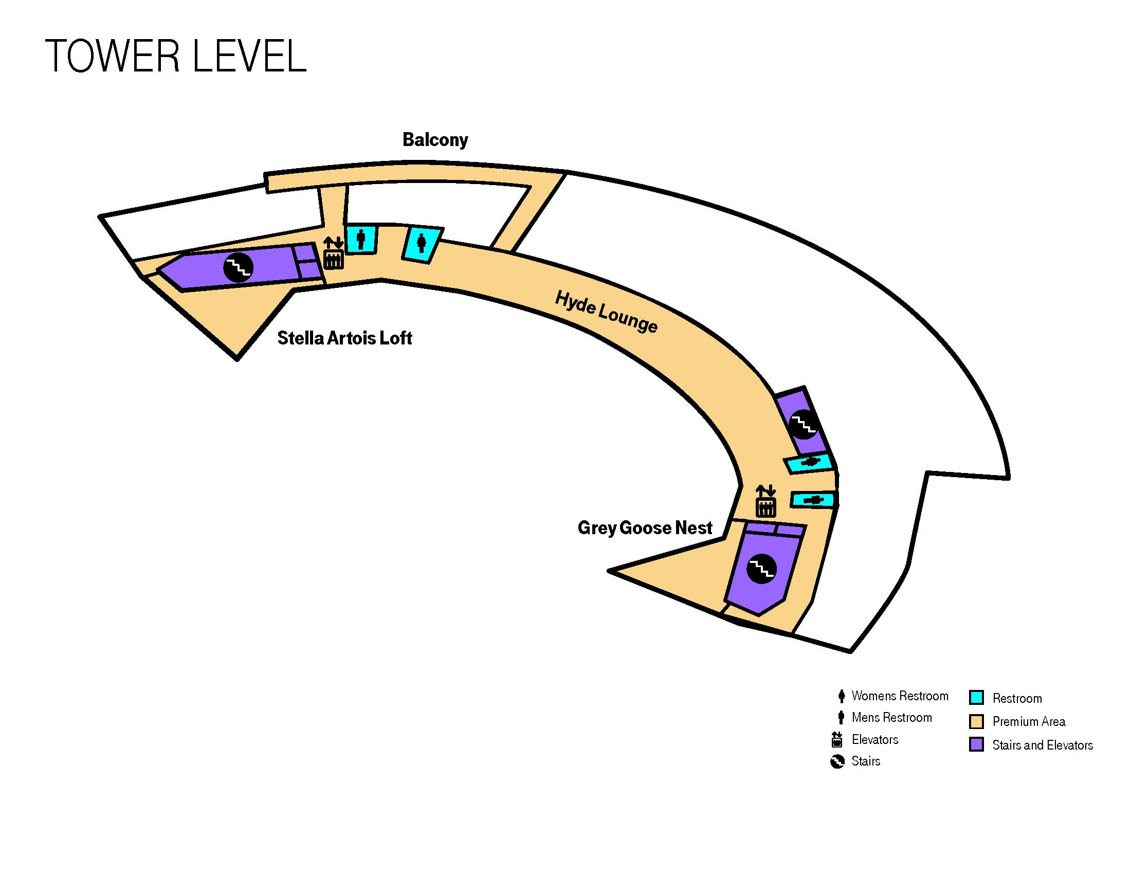 Concourse Maps TMobile Arena