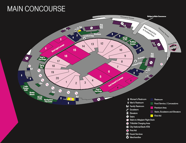 Interactive Seating Chart T Mobile Arena