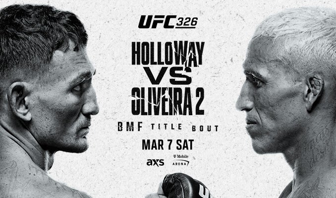 More Info for UFC 326: Holloway vs Oliveira 2