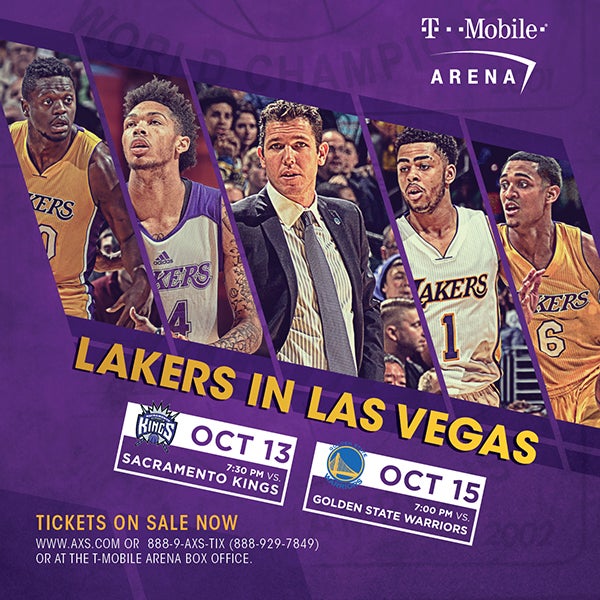 LAKERS ANNOUNCE 2016-17 PRESEASON SCHEDULE