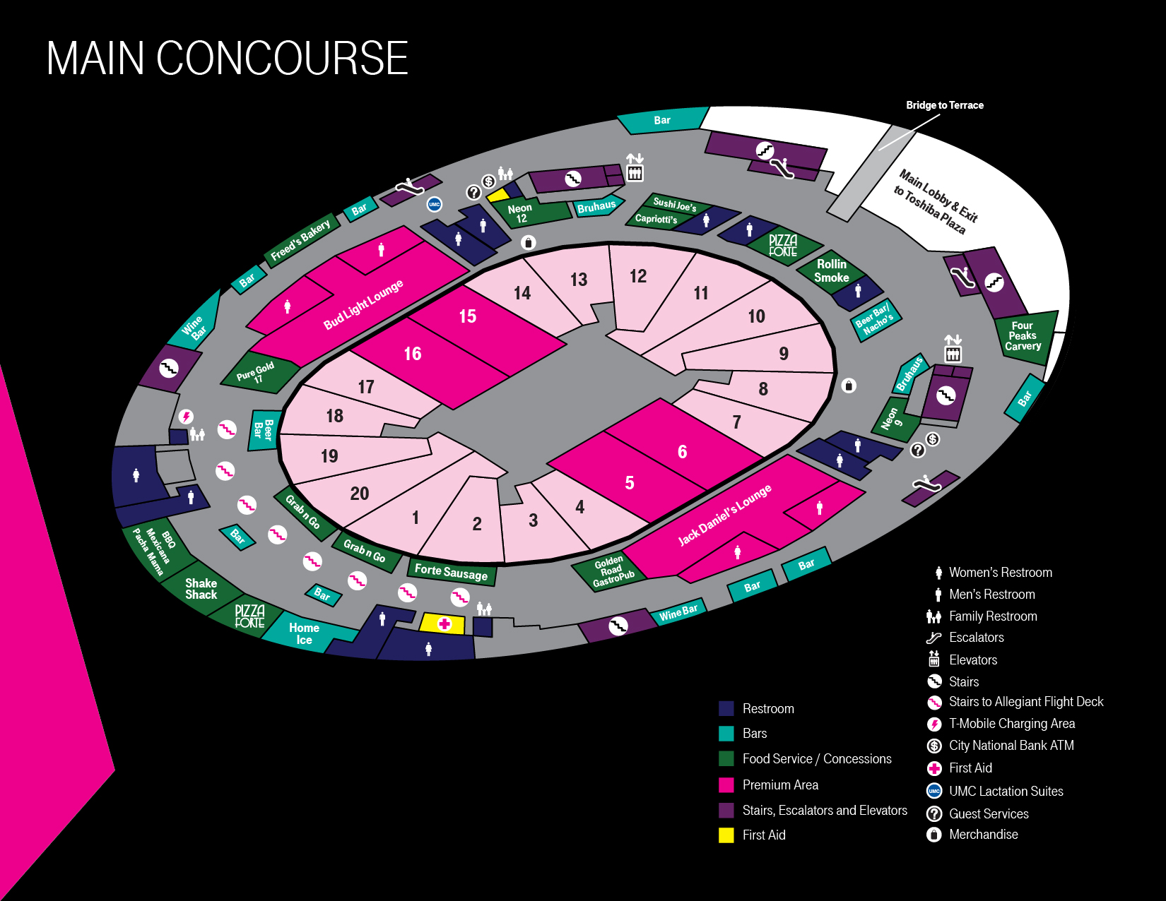 T Mobile Arena Las Vegas Seating Chart Ufc Matttroy