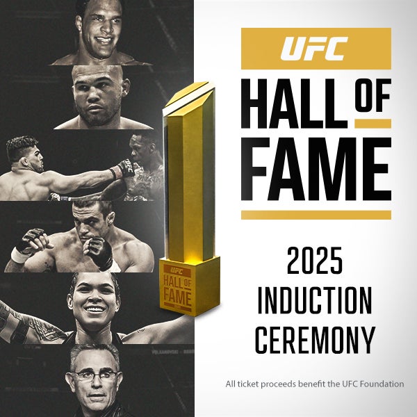 More Info for 2025 UFC Hall Of Fame Induction Ceremony