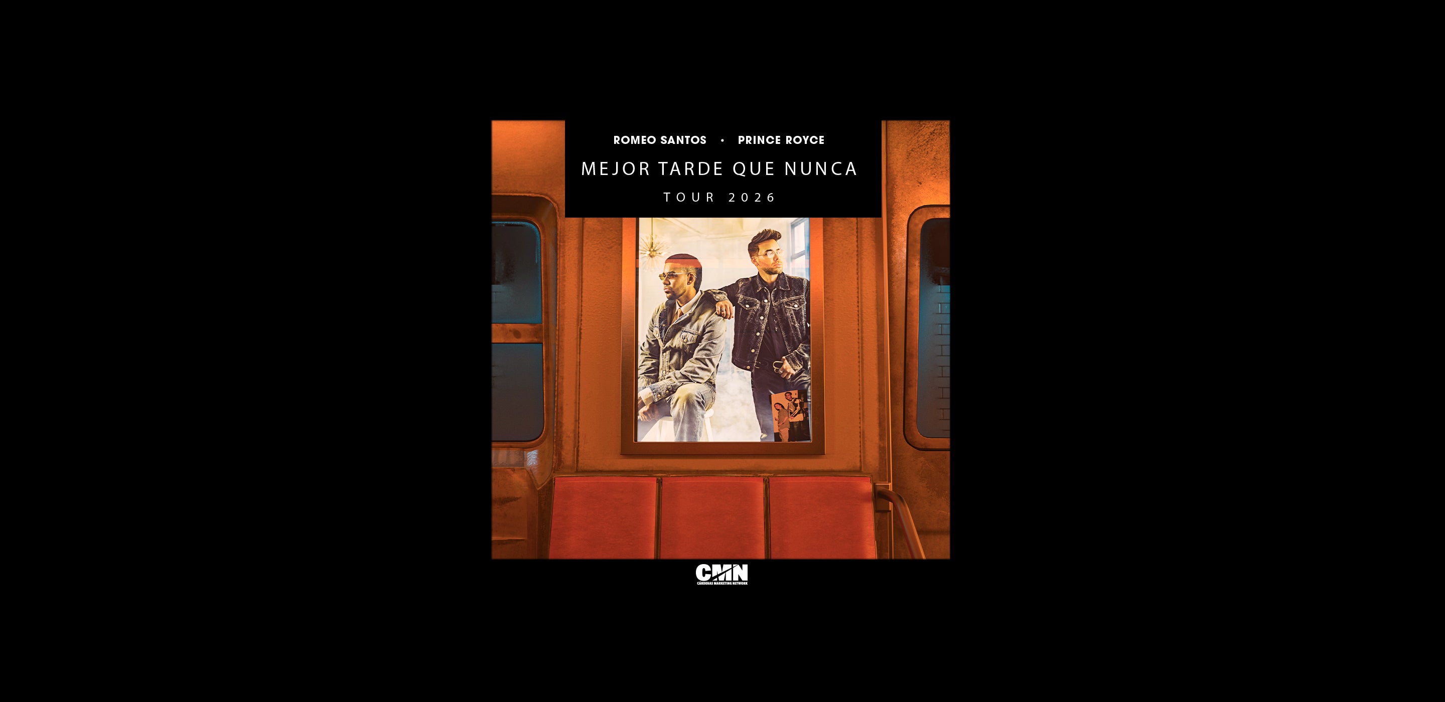 More Info for Romeo Santos & Prince Royce – Mejor Tarde Que Nunca Tour 2026