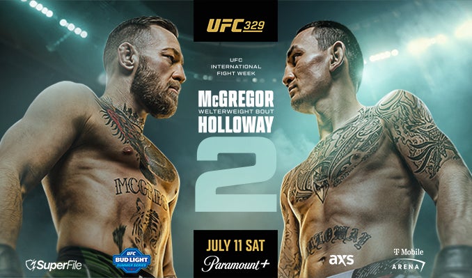 More Info for UFC 329: McGregor vs Holloway 2 