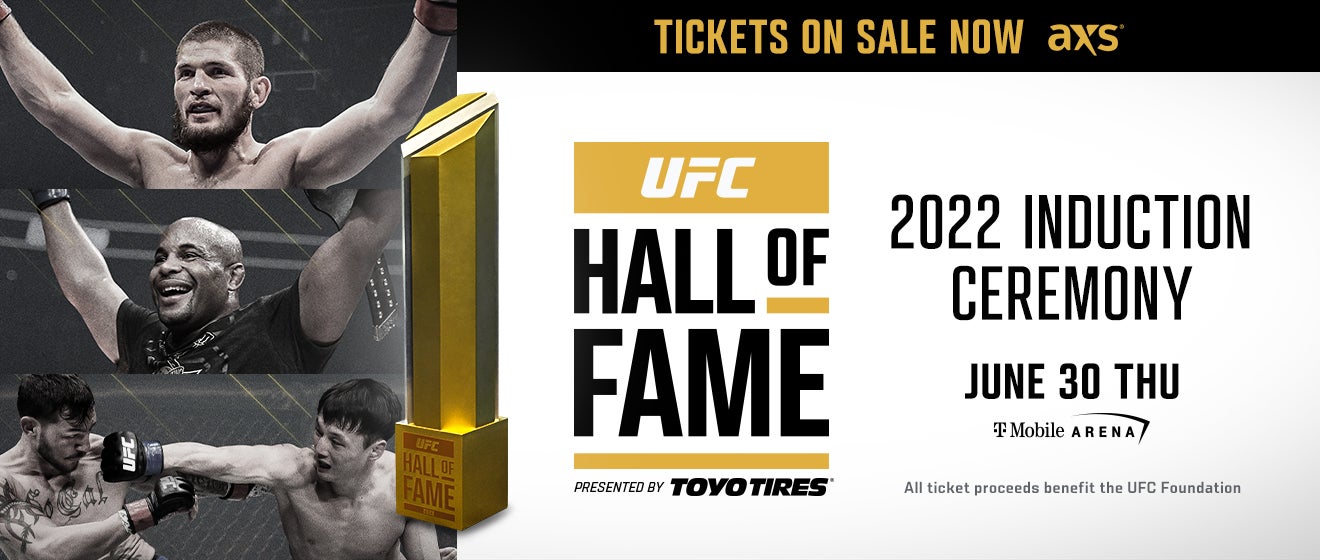 More Info for 2022 UFC Hall of Fame Induction Ceremony presented by Toyo Tires