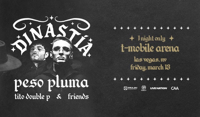 More Info for Dinastia Tour by Peso Pluma, Tito Double P & Friends