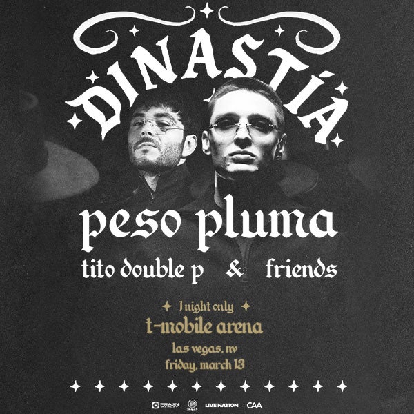 More Info for Dinastia Tour by Peso Pluma, Tito Double P & Friends